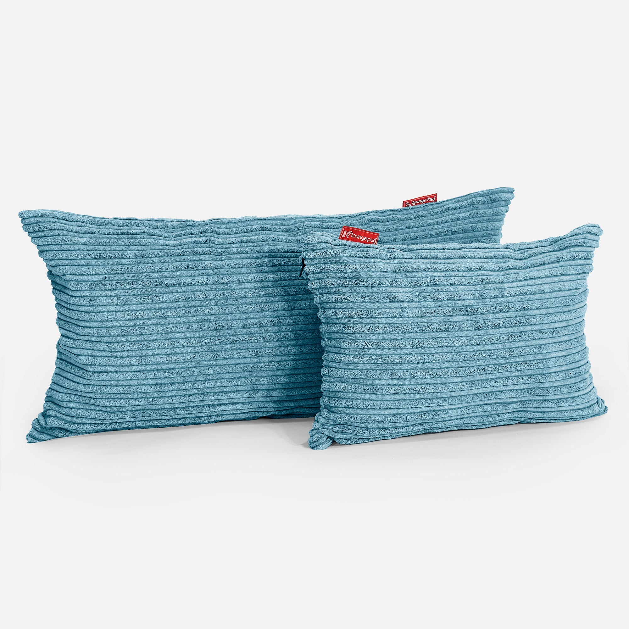 Riesen Dekokissen / Sofa Kissenbezug 40 x 70cm - Cord Türkis - Image 3