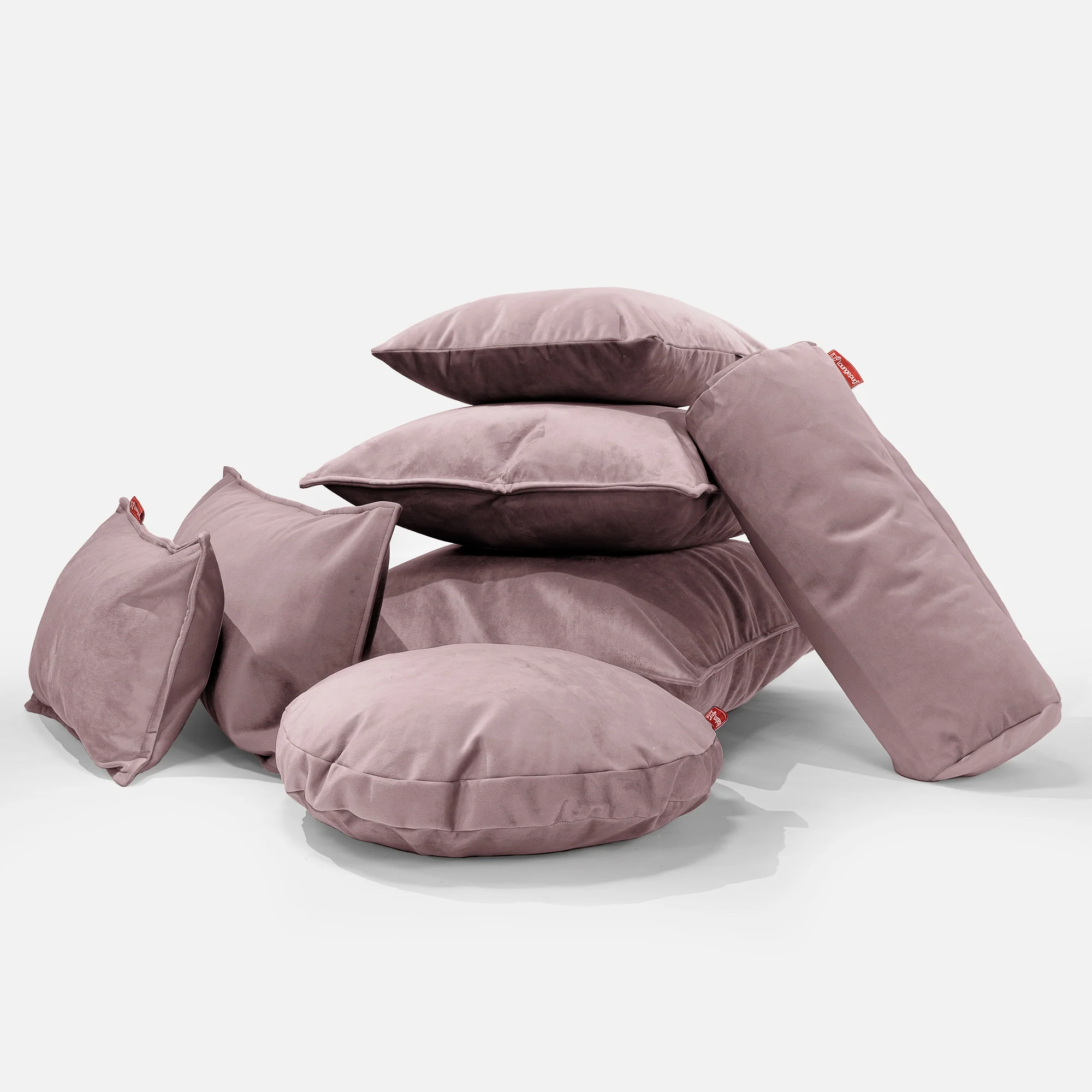 Riesen Dekokissen / Sofa Kissenbezug 40 x 70cm - Samt Pink - Image 4