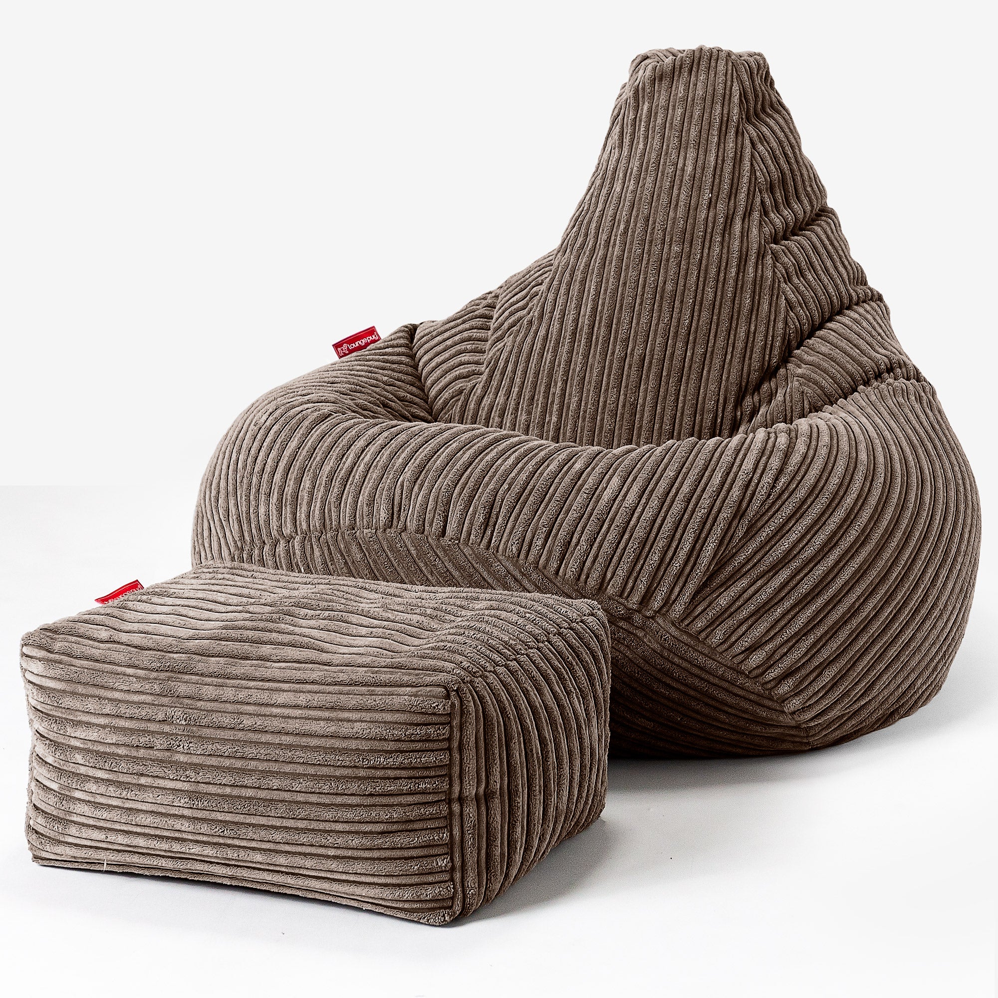 Kinder Gaming Sitzsack 6-14 Jahre - Cord Mocca - Image 3