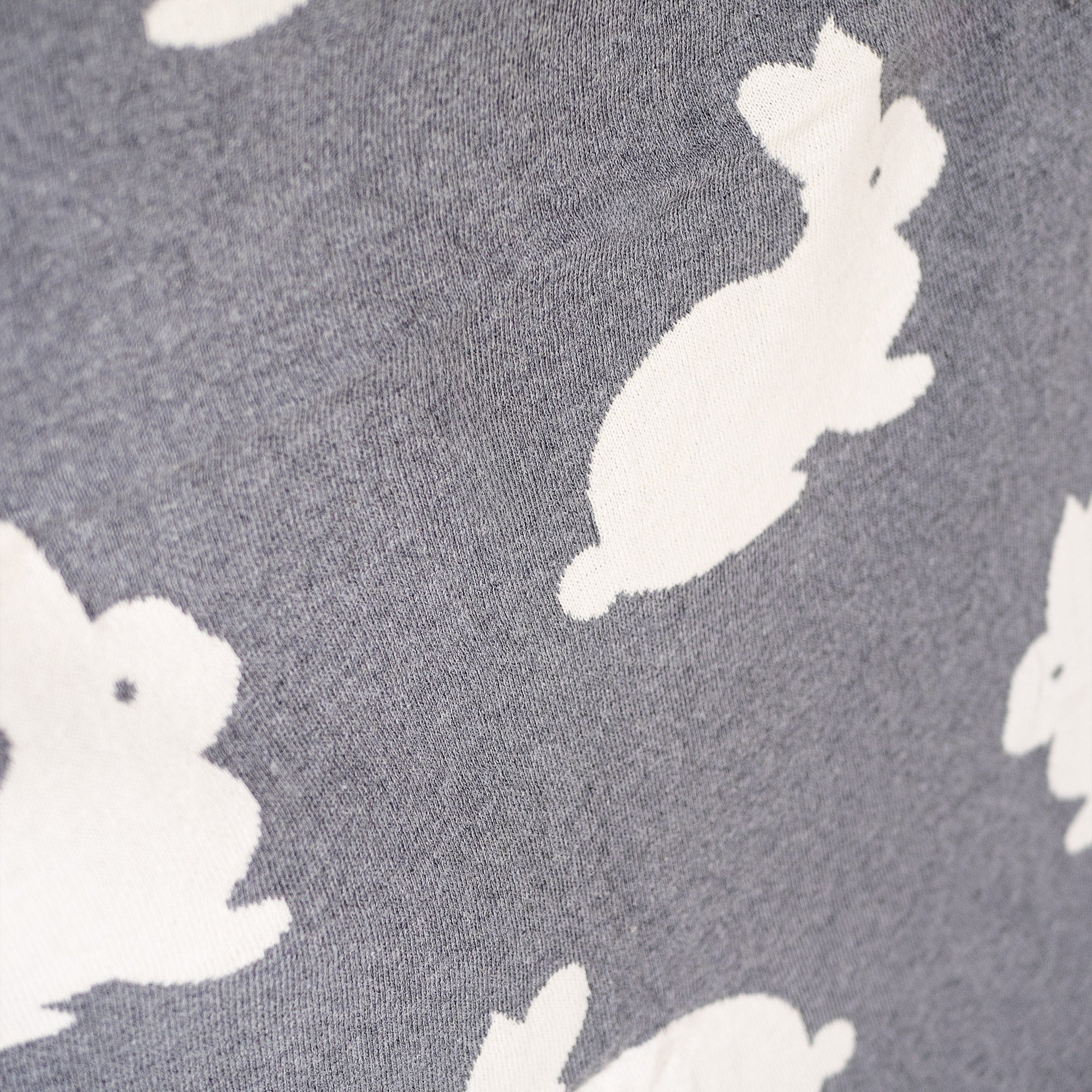 Kinder Kuscheldecke / Tagesdecke - Gestrickte Hase - Image 3