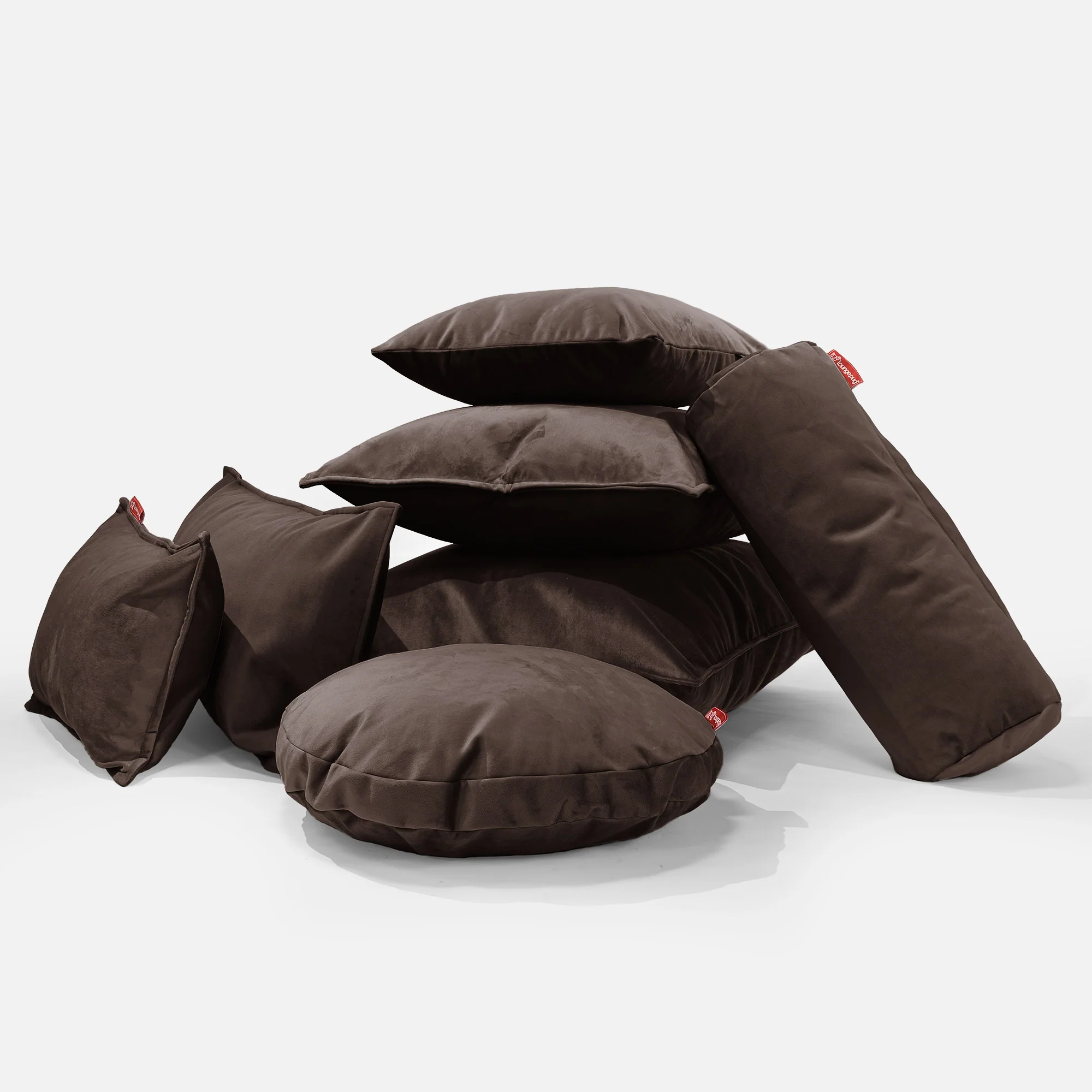 Dekokissen / Sofa Kissenbezug 47 x 47cm - Samt Espresso - Image 4