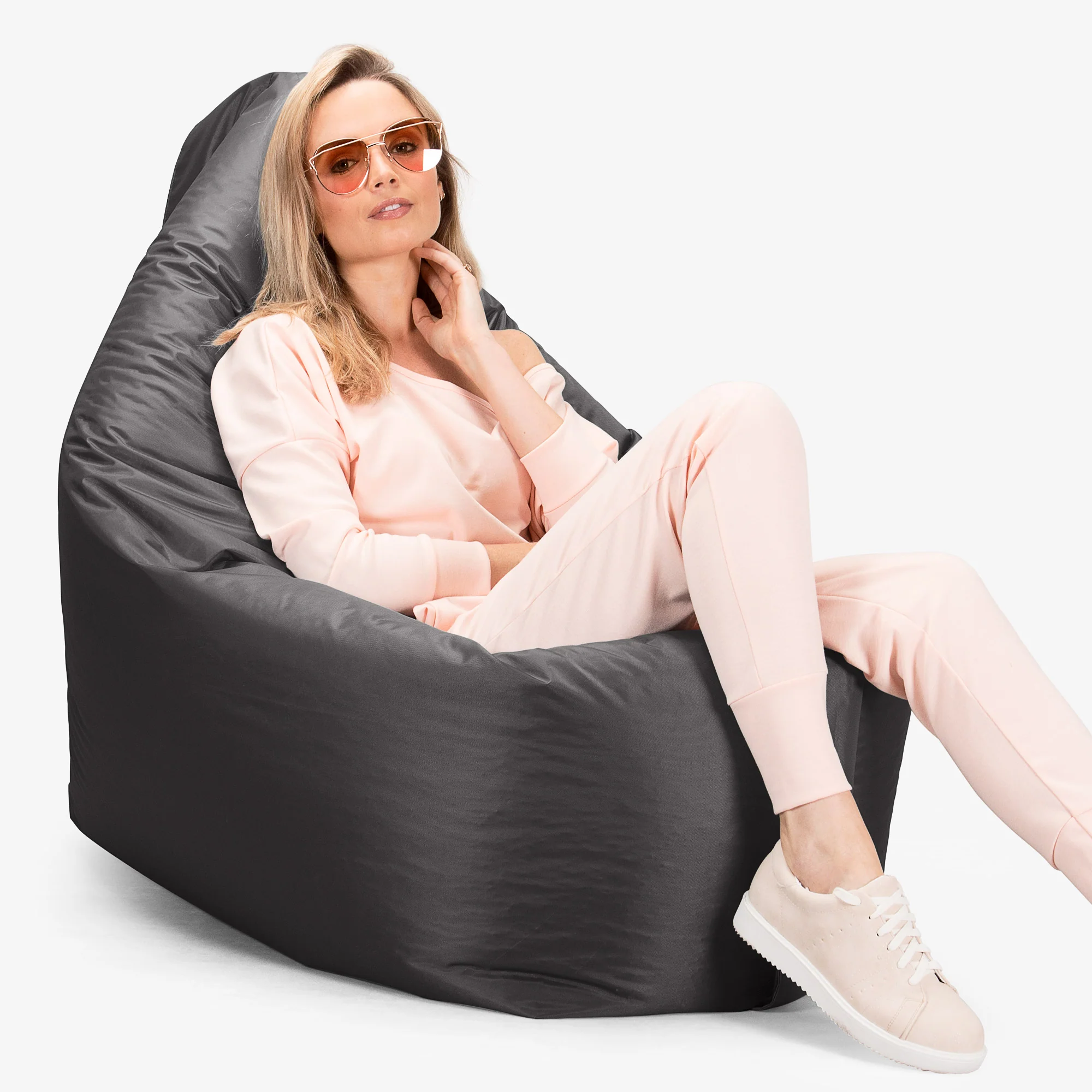 Sitzsack XXL Outdoor - SmartCanvas™ Schiefergrau - Image 6